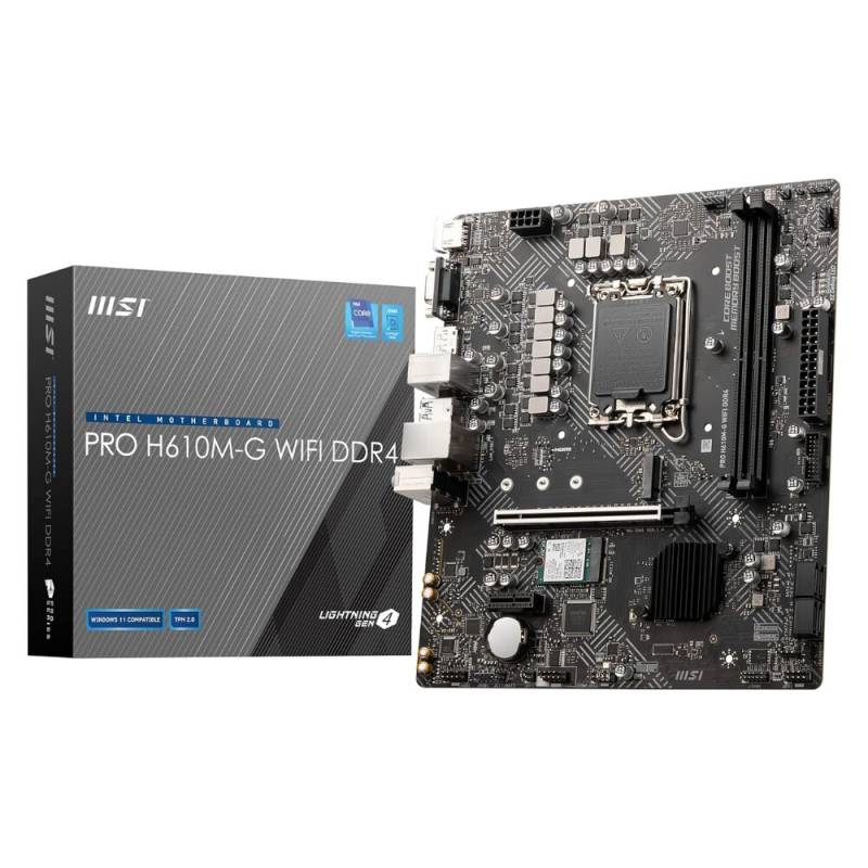 Mother Msi Pro H610M-G Ddr4 (Lga 1700)
