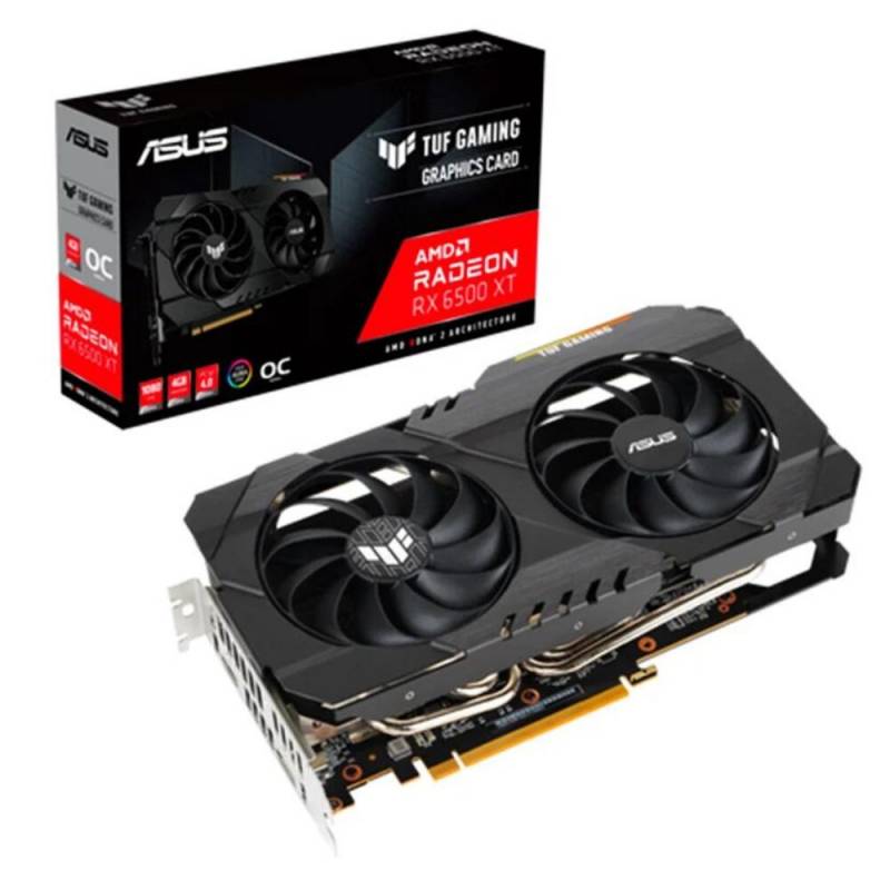 Placa De Video Asus Rx 6500Xt Tuf Gaming 4Gb Oc
