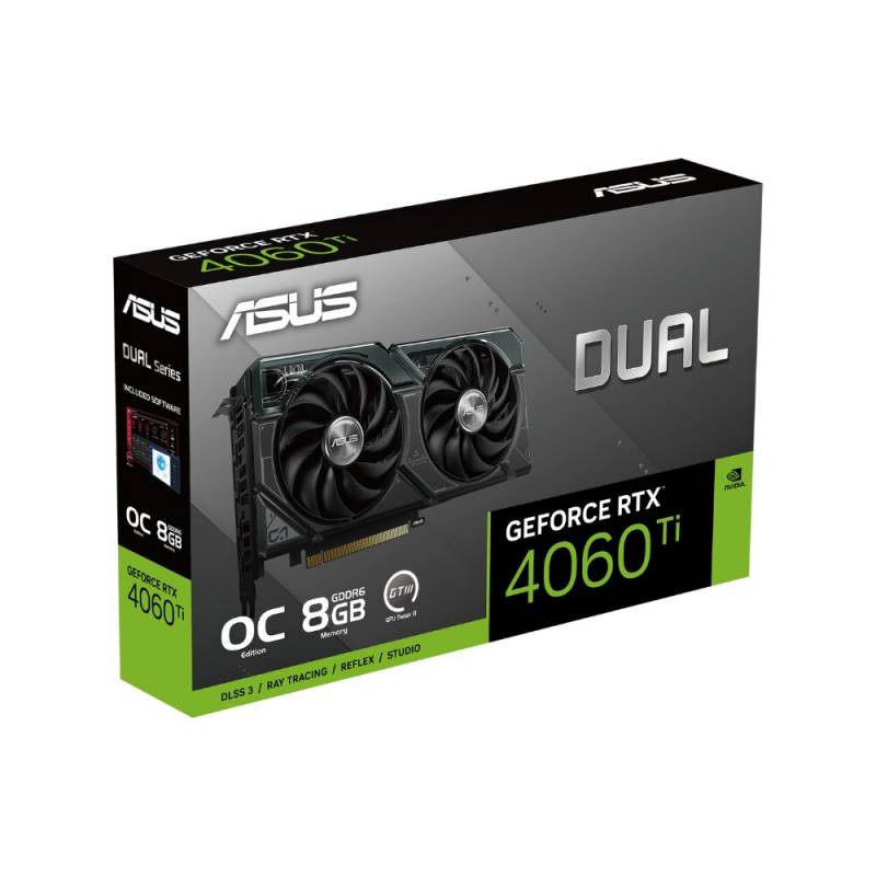 Placa De Video Nvidia Asus Rtx 4060 Ti Dual 8Gb Oc