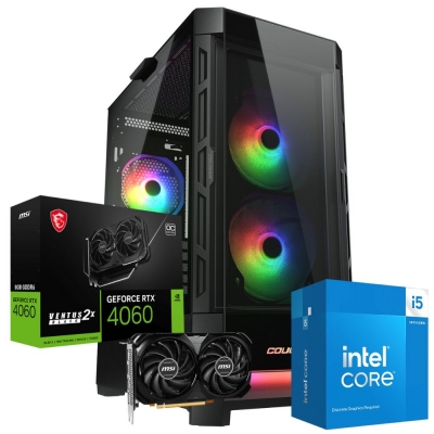 Pc Gamer Intel I5 14400F  -  16Gb Ram Ddr5  -  Ssd 500Gb  -  Rtx 4060  -  600W 80 Plus