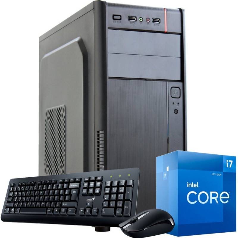 Pc Office Intel Core I7 12700 - Mother H610M - 16Gb Ram - Ssd 480Gb - Gabinete En Kit + 500W