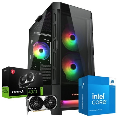 Pc Gamer Intel I5 14400F  -  16Gb Ram Ddr5  -  Ssd 480Gb  -  Rtx 4070  -  650W 80 Plus Bronze