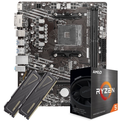 Combo De Actualización Amd Ryzen 5 5500  -  Mother A520M-A  -  16Gb Ram