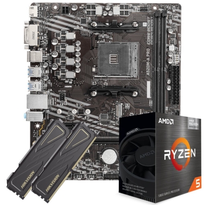 Combo De Actualización Amd Ryzen 5 5600Gt  -  Mother A520M-A  -  16Gb Ram