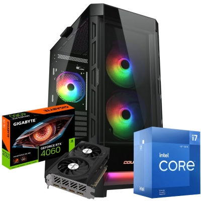Pc Gamer Intel I7 12700F  -  16Gb Ram Ddr5  -  Ssd 480Gb  -  Rtx 4060  -  650W 80P Bronze