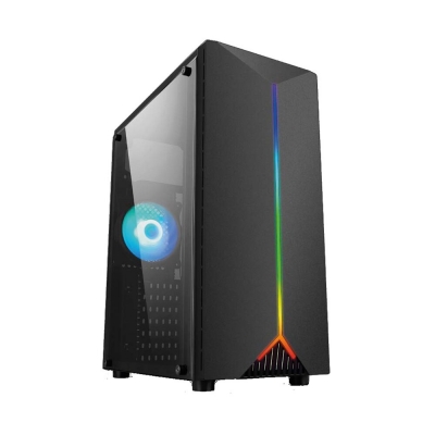 Gabinete Gamer Syx Ezq3 Black Atx - Sin Coolers