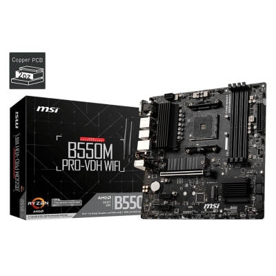 Mother Msi B550M Pro-Vdh Wifi Ddr4 Am4