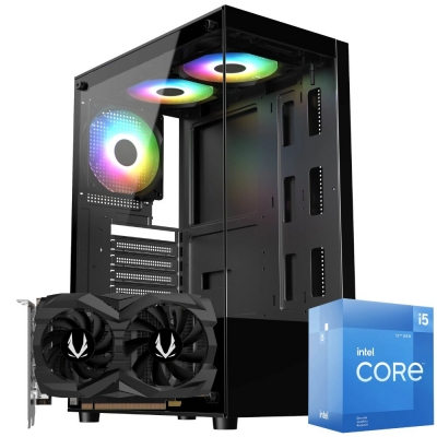 Pc Gamer Intel I5 12400F - 16Gb Ram - Ssd 480Gb - Gtx 1660 Super - 500W 80 Plus Bronze