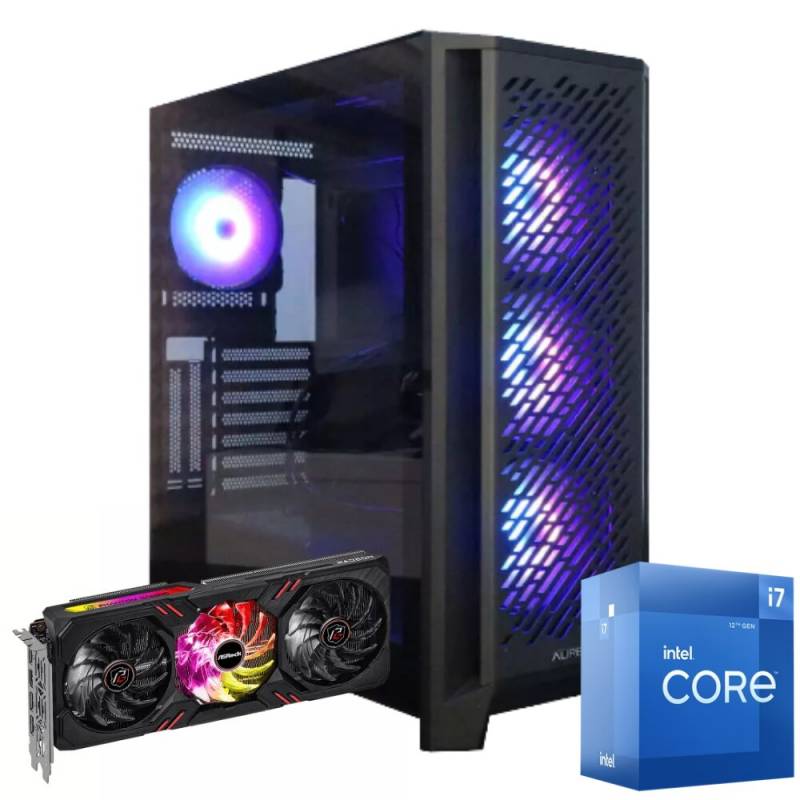 Pc Gamer Intel Core I7 12700 - 32Gb Ram - Ssd 960Gb - Rx 6700 Xt - 650W 80 Plus Bronze